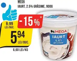 Mega Image Mega iaurt, 2.5% grăsime Ofertă