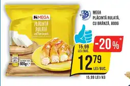 Mega Image Mega plăcintă rulată, cu brânză Ofertă