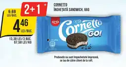Mega Image Cornetto înghețată sandwich Ofertă