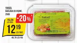 Mega Image Yuksel baclava cu vişine Ofertă