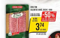 Mega Image Cris-tim salam de vară, uscat Ofertă
