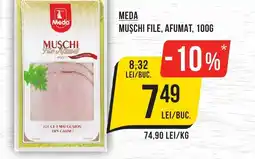 Mega Image Meda muschi file, afumat Ofertă