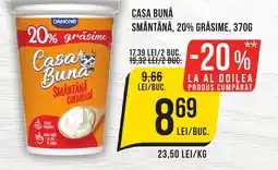 Mega Image Casa bună smântână, 20% grăsime Ofertă