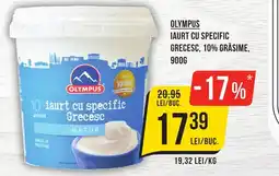 Mega Image Olympus iaurt cu specific grecesc, 10% grasime Ofertă