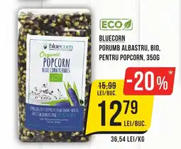 Mega Image Bluecorn porumb albastru, bio, pentru popcorn Ofertă