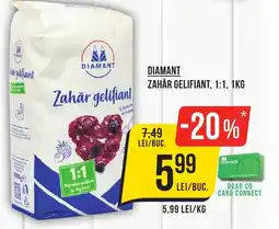 Mega Image DIAMANT ZAHĂR GELIFIANT, 1:1 Ofertă