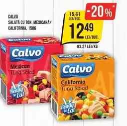 Mega Image CALVO Salată cu ton, mexicană/ california Ofertă