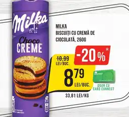 Mega Image Milka biscuiți cu cremă de ciocolată Ofertă