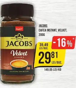 Mega Image Jacobs cafea instant, velvet Ofertă