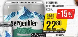 Mega Image Bergenbier bere, fără alcool Ofertă