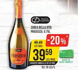 Mega Image Zarea bella vita prosecco Ofertă