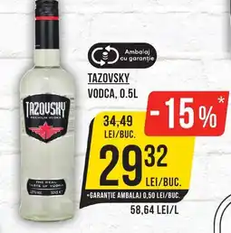 Mega Image Tazovsky vodca Ofertă