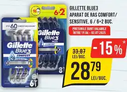 Mega Image Gillette blue3 aparat de ras comfort/ sensitive Ofertă