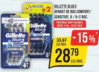 Mega Image Gillette blue3 aparat de ras comfort/ sensitive Ofertă