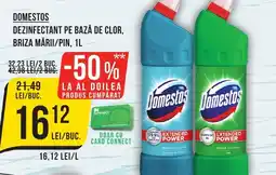 Mega Image DOMESTOS Dezinfectant pe bază de clor, briza mării/pin Ofertă