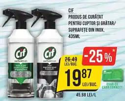 Mega Image CIF Pentru cuptor şi grătar/ suprafeţe din inox Ofertă