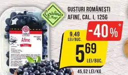 Mega Image Gusturi româneşti afine, cal. I Ofertă