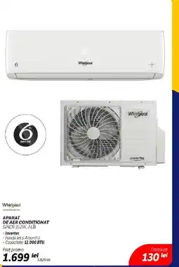 Flanco Whirlpool Aparat de aer conditionat spicr 312w, alb Ofertă