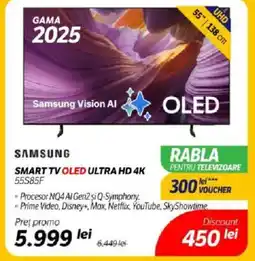 Flanco SAMSUNG Smart tv oled ultra hd 4k 55s85f Ofertă