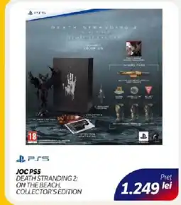 Flanco Joc ps5 death stranding 2: on the beach. collector's edition Ofertă