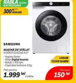 Flanco SAMSUNG Maşină de spalat ww80t504daeas7 Ofertă
