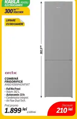 Flanco Arctic Combină frigorifică AK60406M40NFMT Ofertă