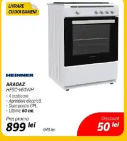 Flanco HEINNER Aragaz hfsc-v60wh Ofertă