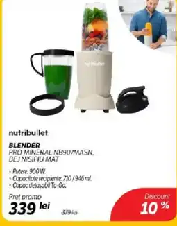 Flanco Blender pro mineral nb907masn, bej nisipiu mat Ofertă