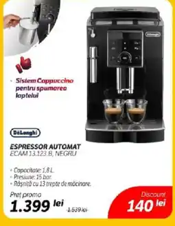 Flanco Espressor automat ecam 13.123.b, negru Ofertă