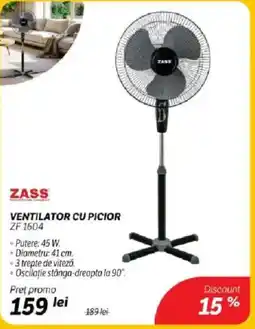 Flanco ZASS Ventilator cu picior Ofertă