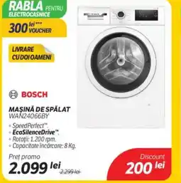 Flanco BOSCH Mașină de spălat wań24066by Ofertă