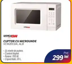 Flanco Cuptor cu microunde vcm20cda, alb Ofertă