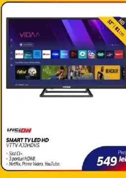 Flanco Smart tv led hd vttv a32hdvs Ofertă