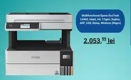 evoMag Multifunctional Epson EcoTank L6460, inkjet, A4, 17ppm, Duplex, ADF, USB, Retea, Wireless (Negru) Ofertă