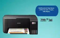 evoMag Multifunctional Inkjet Epson L3230, A4, Color, 10 ppm, USB (Negru) Ofertă