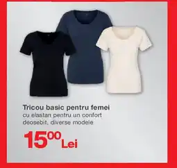 Tricou basic pentru femei