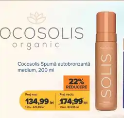Cocosolis Spumă autobronzantă medium