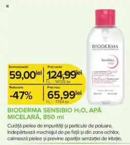 Bioderma sensibio h₂o, apă micelară