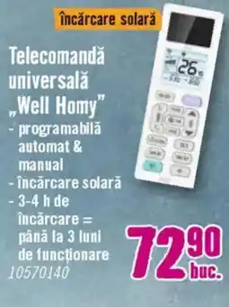 Hornbach Telecomandă universală „Well Homy" Ofertă
