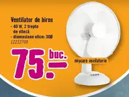 Hornbach Ventilator de birou Ofertă