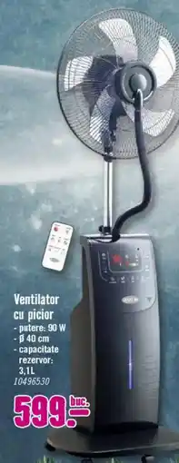 Hornbach Ventilator cu picior Ofertă