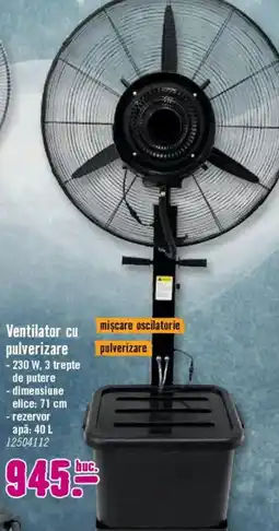 Hornbach Ventilator cu pulverizare Ofertă