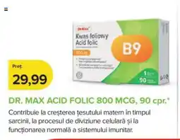 Dr.Max DR. MAX Acid folic Ofertă