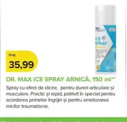 Dr.Max DR. MAX Ice spray arnică Ofertă
