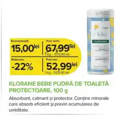 Dr.Max Klorane Bebe pudră de toaletă protectoare Ofertă