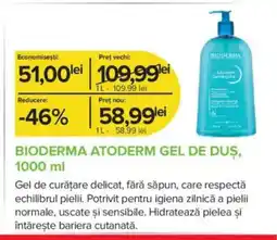 Dr.Max Bioderma atoderm gel de duş Ofertă