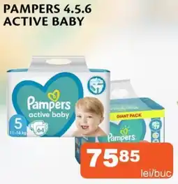 Unicarm Pampers 4.5.6 active baby Ofertă