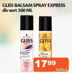 Gliss balsam spray express