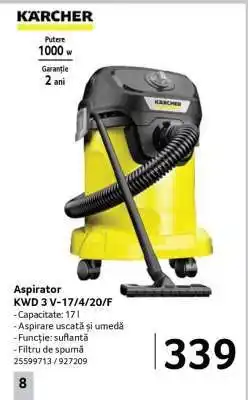 Selgros Aspirator KWD 3 V-17/4/20/F Ofertă