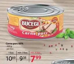 Selgros Carne porc 65% Ofertă